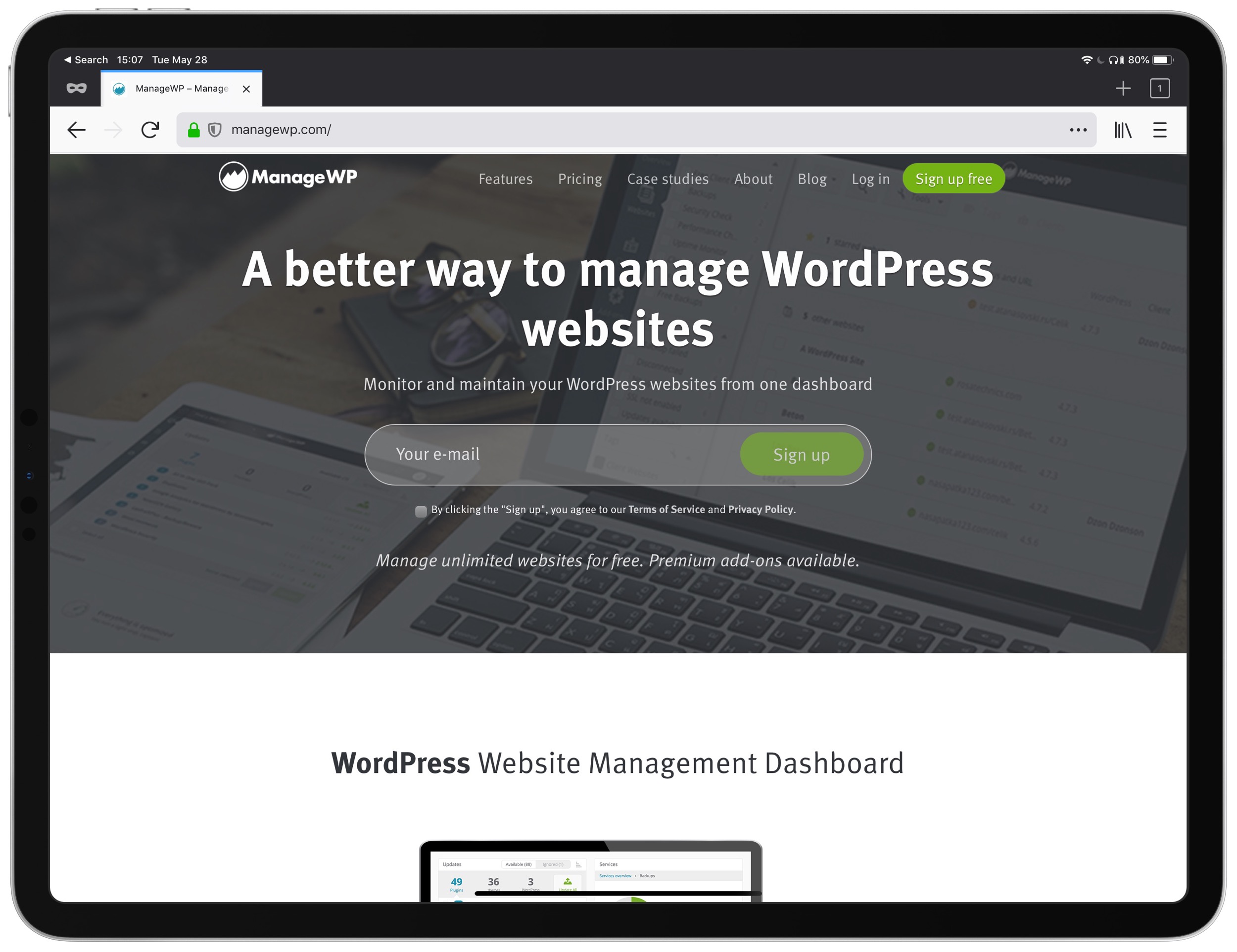 Make your client sites easy to manage with ManageWP
