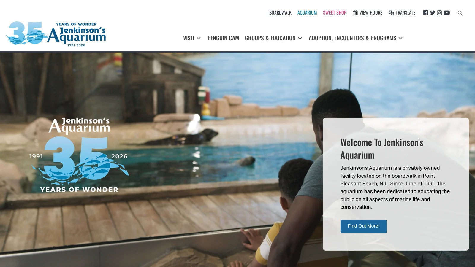 Aquarium homepage